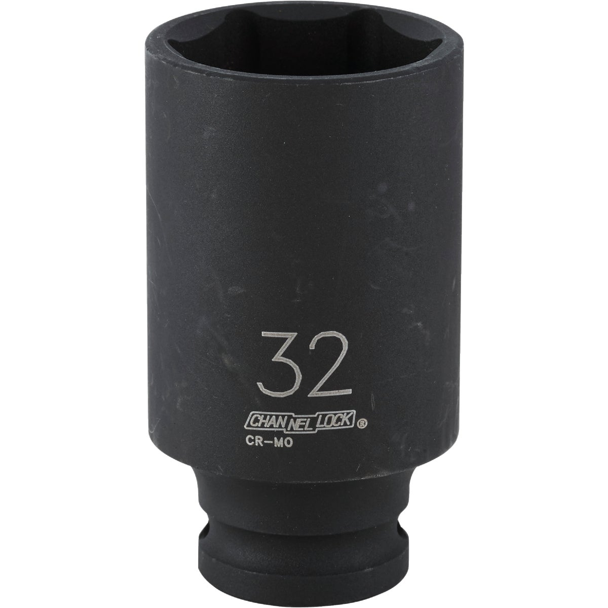 Channellock 1/2 In. Drive 32 mm 6-Point Deep Metric Impact Socket Image 1
