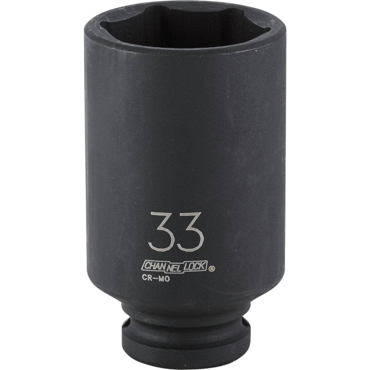 Channellock 1/2 In. Drive 33 mm 6-Point Deep Metric Impact Socket Image 1