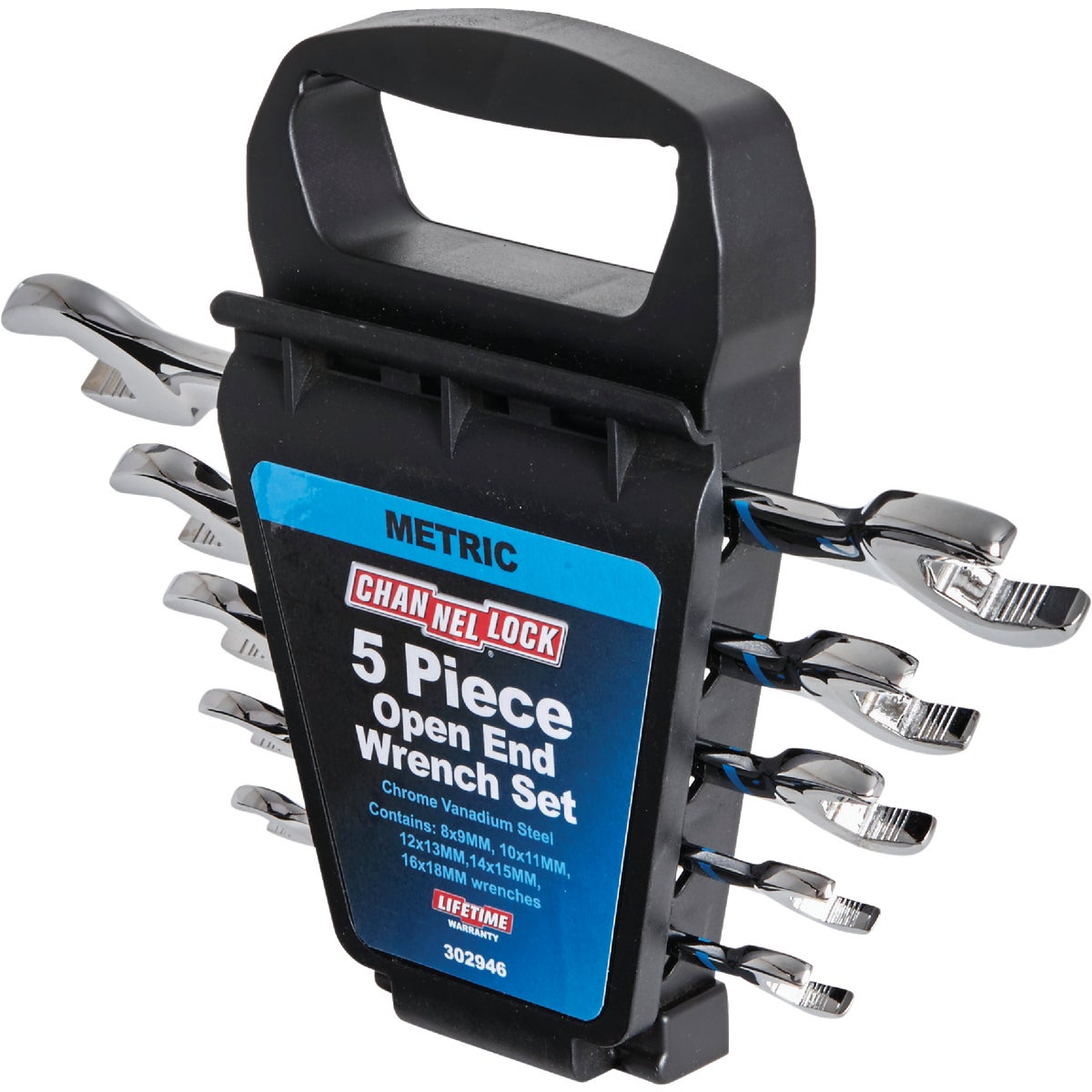 Channellock Metric Open End Wrench Set (5-Piece) Image 3