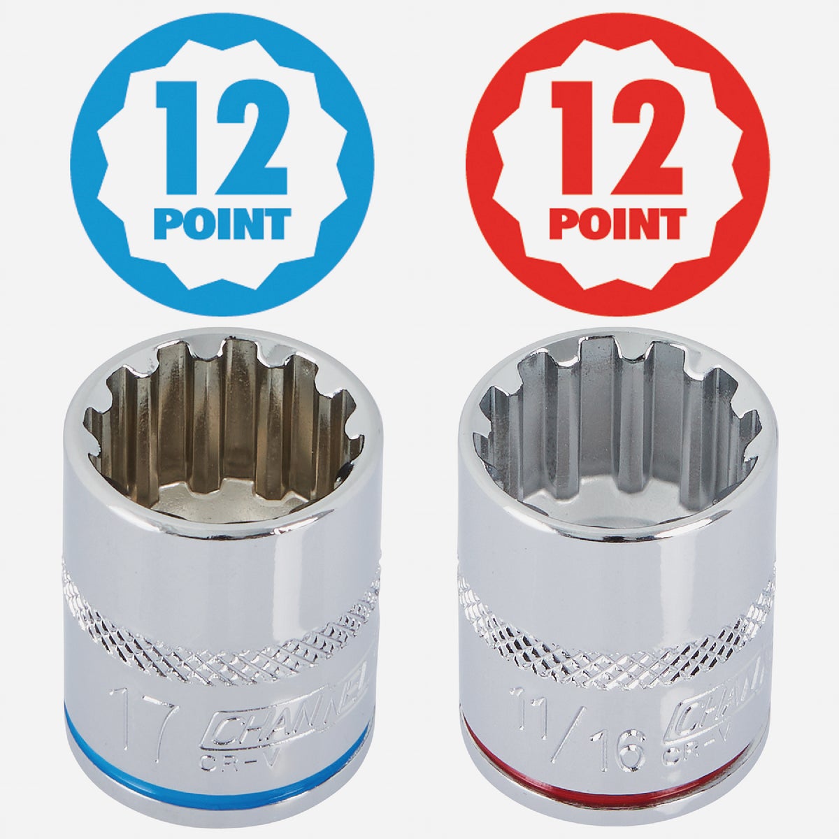 Channellock Standard/Metric 3/8 In. Drive Universal Ratchet & Socket Set (20-Piece) Image 2