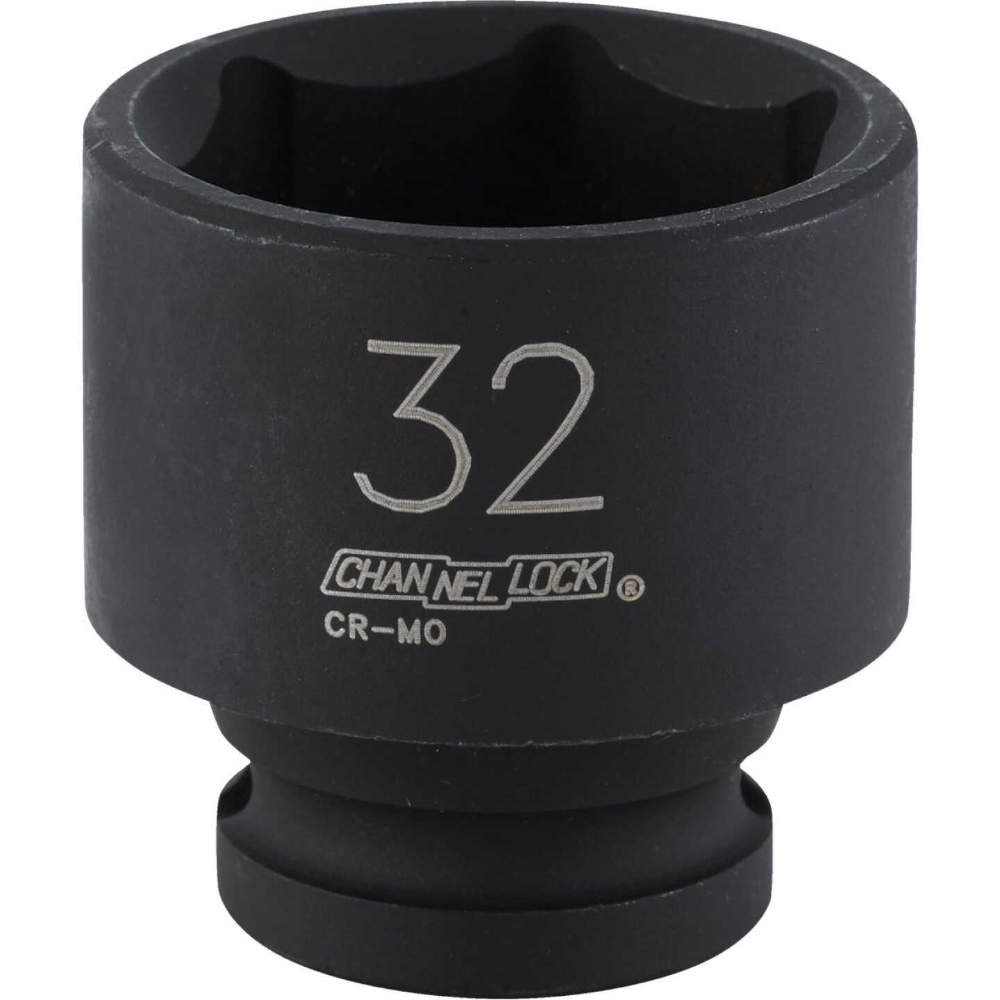 Channellock 1/2 In. Drive 32 mm 6-Point Shallow Metric Impact Socket Image 1
