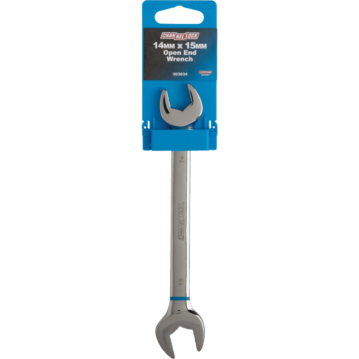 Channellock Metric 14 mm x15 mm Open End Wrench Image 2