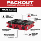 Milwaukee PACKOUT 16 In. x 6-1/2 In. Small Toolbox, 75 Lb. Capacity Image 2