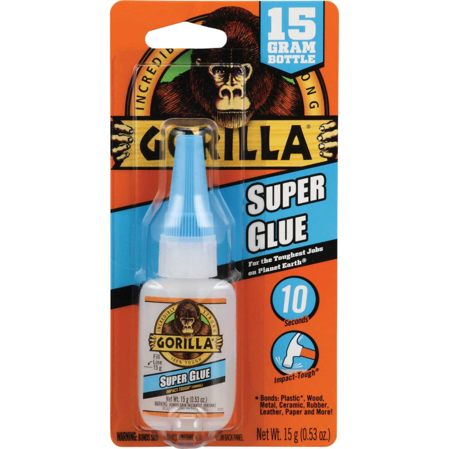 Gorilla 0.53 Oz. Liquid Super Glue Image 1