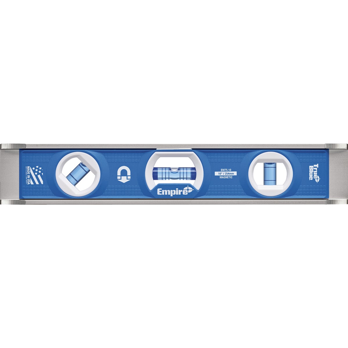 Empire True Blue 10 In. Aluminum Rare Earth Magnetic Dual-Pitch Torpedo Level Image 1