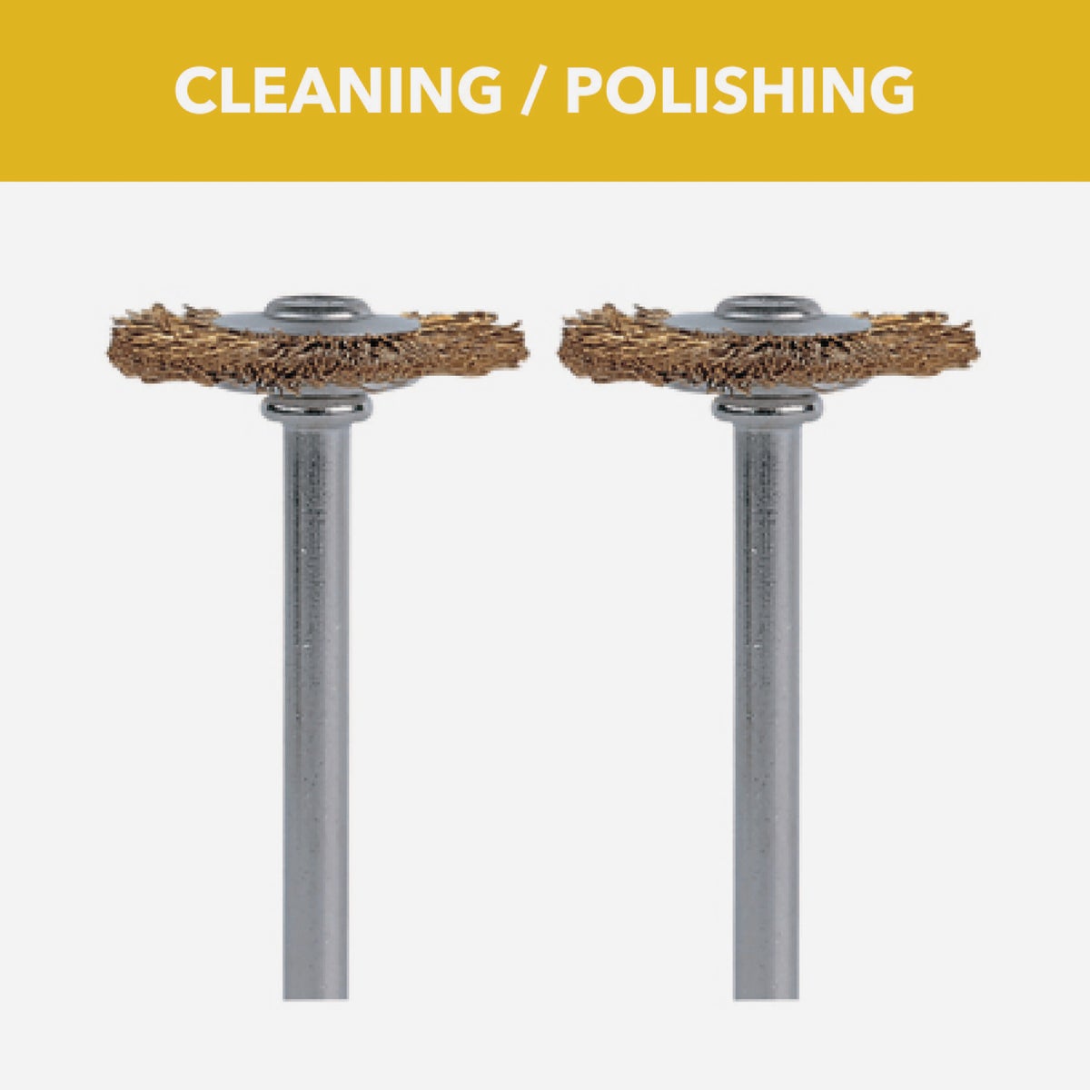 Dremel 3/4 In. Brass Wire General Purpose Brush (2-Pack) Image 2