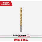 Milwaukee SHOCKWAVE Impact Duty 7/32 In. Titanium Hex Shank Drill Bit Image 1