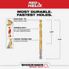 Milwaukee SHOCKWAVE Impact Duty 17/64 In. Titanium Hex Shank Drill Bit Image 2