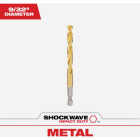 Milwaukee SHOCKWAVE Impact Duty 9/32 In. Titanium Hex Shank Drill Bit Image 1