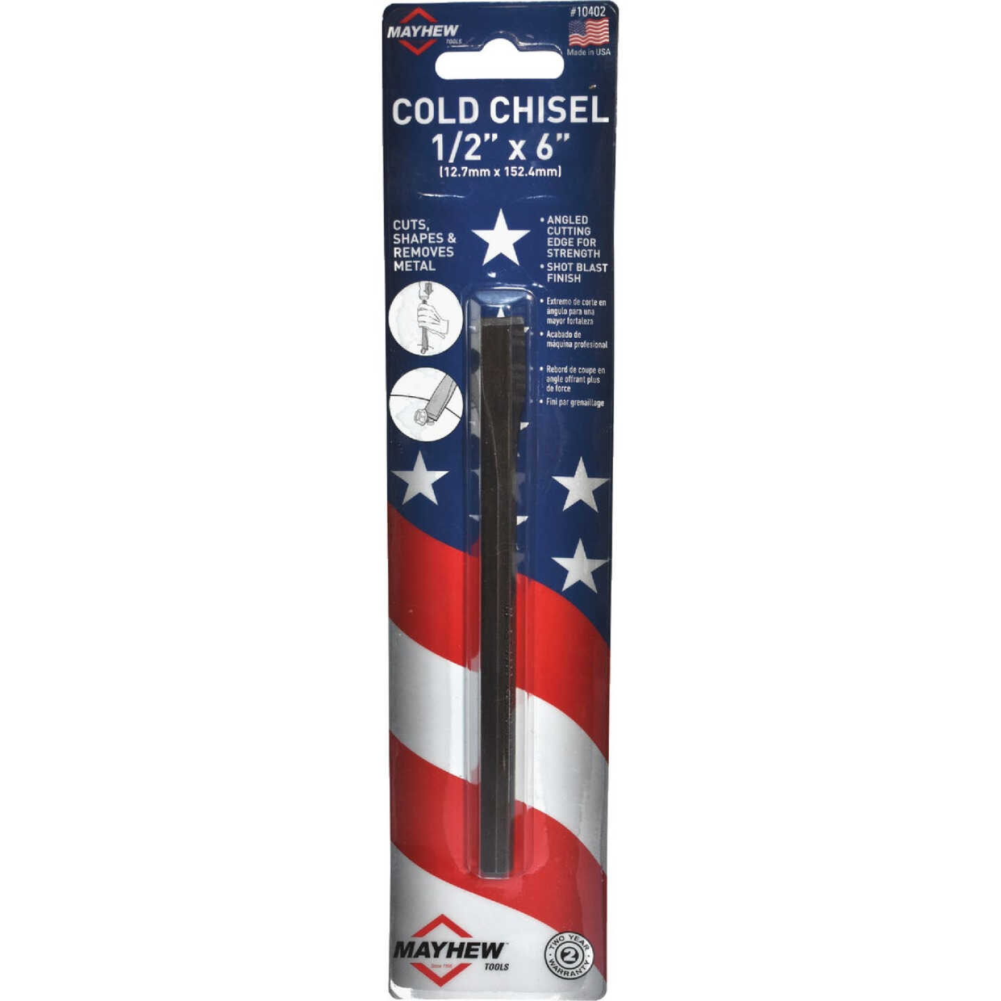 Mayhew Tools 1/2 In. x 6 In. Cold Chisel Image 2