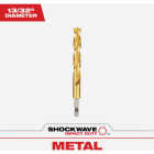 Milwaukee SHOCKWAVE Impact Duty 13/32 In. Titanium Hex Shank Drill Bit Image 1