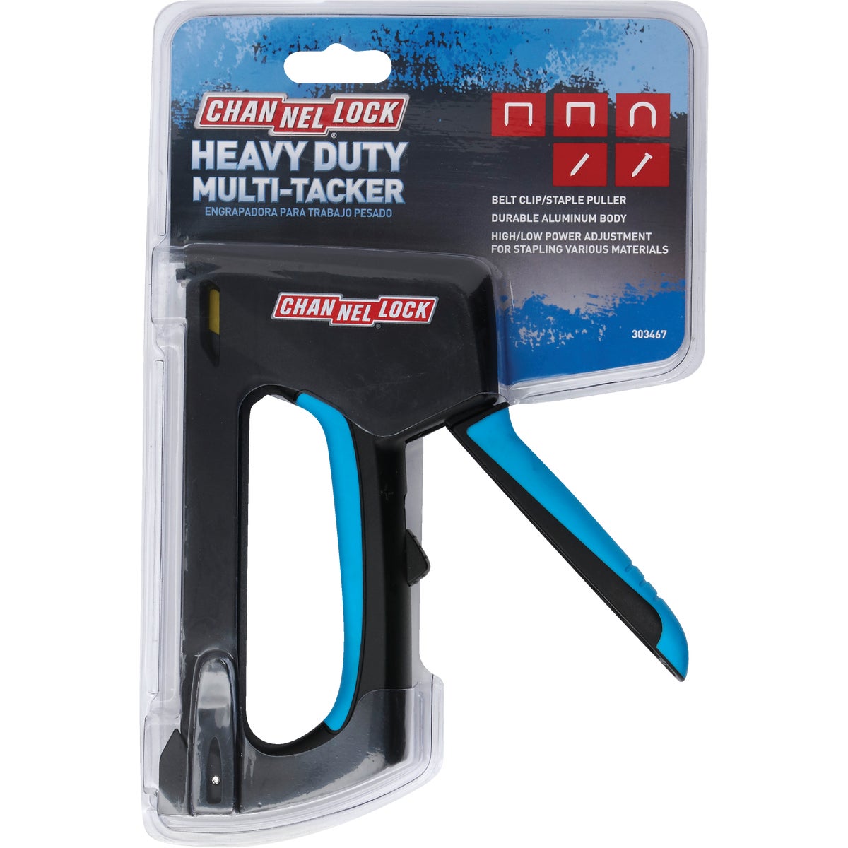 Channellock 5-in-1 Heavy Duty Multi Tacker Staple Gun Image 2