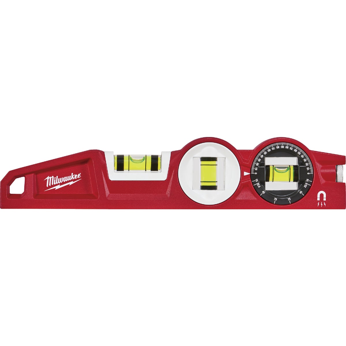 Milwaukee 10 In. Aluminum Magnetic Torpedo Level Image 1