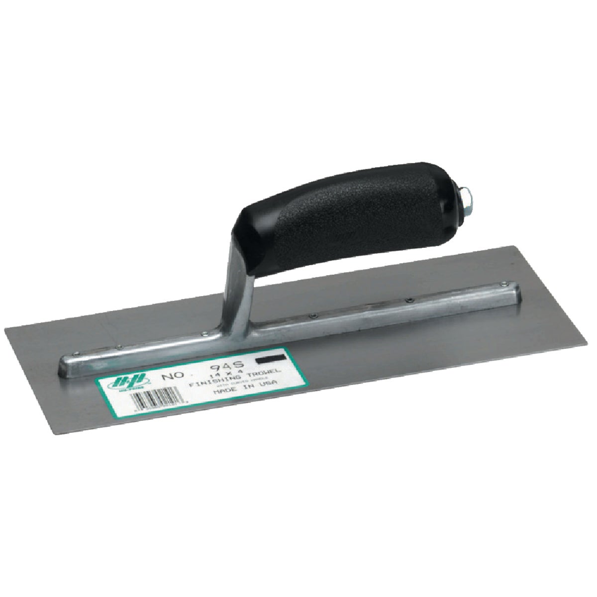 Marshalltown QLT 4 In. x 14 In. Finishing Trowel with Curved Plastic Handle