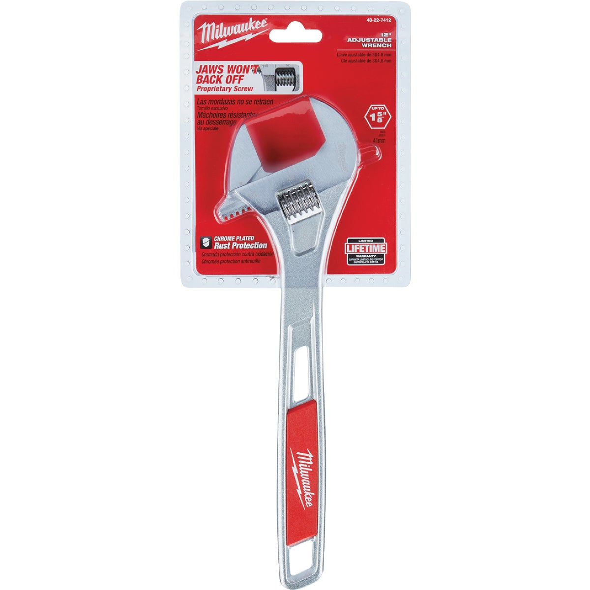 Milwaukee 12 In. Adjustable Wrench Image 3