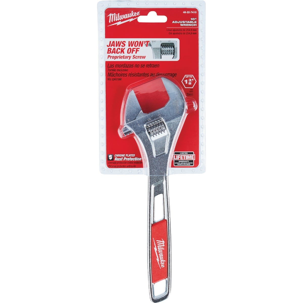 Milwaukee 10 In. Adjustable Wrench Image 3