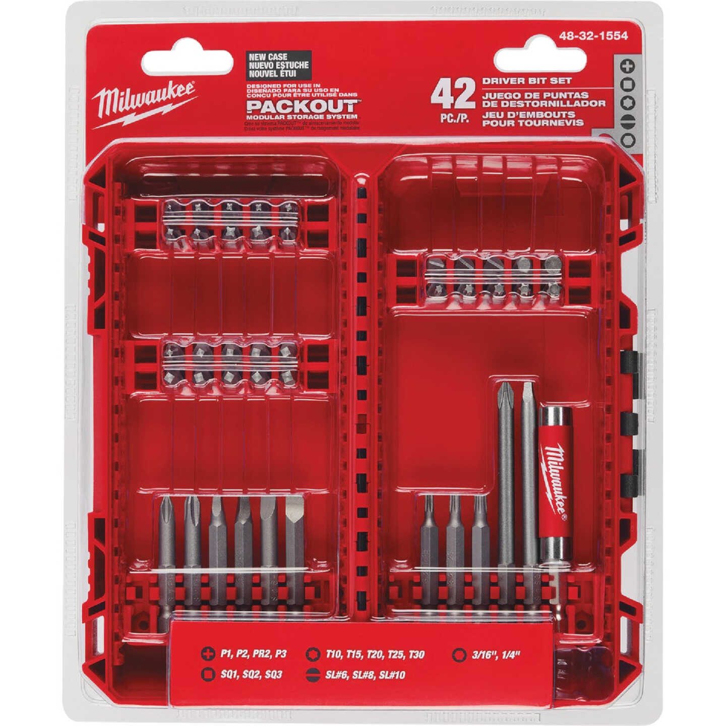Milwaukee SHOCKWAVE Impact Drive Bit Set (42-Piece) Image 3