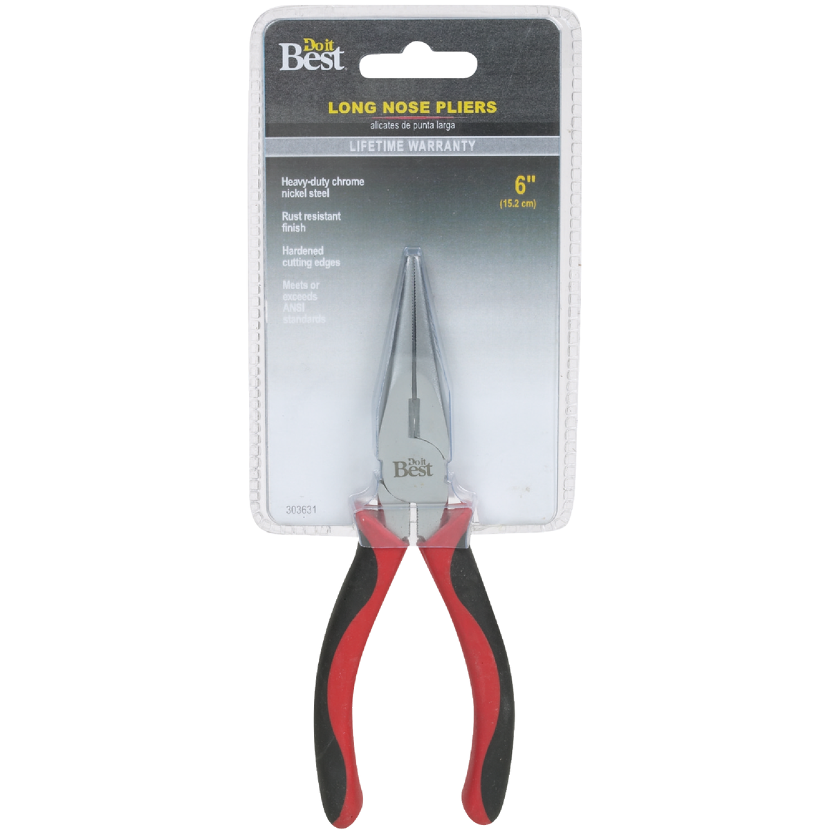 Do it Best 6 In. High Quality Long Nose Pliers Image 2