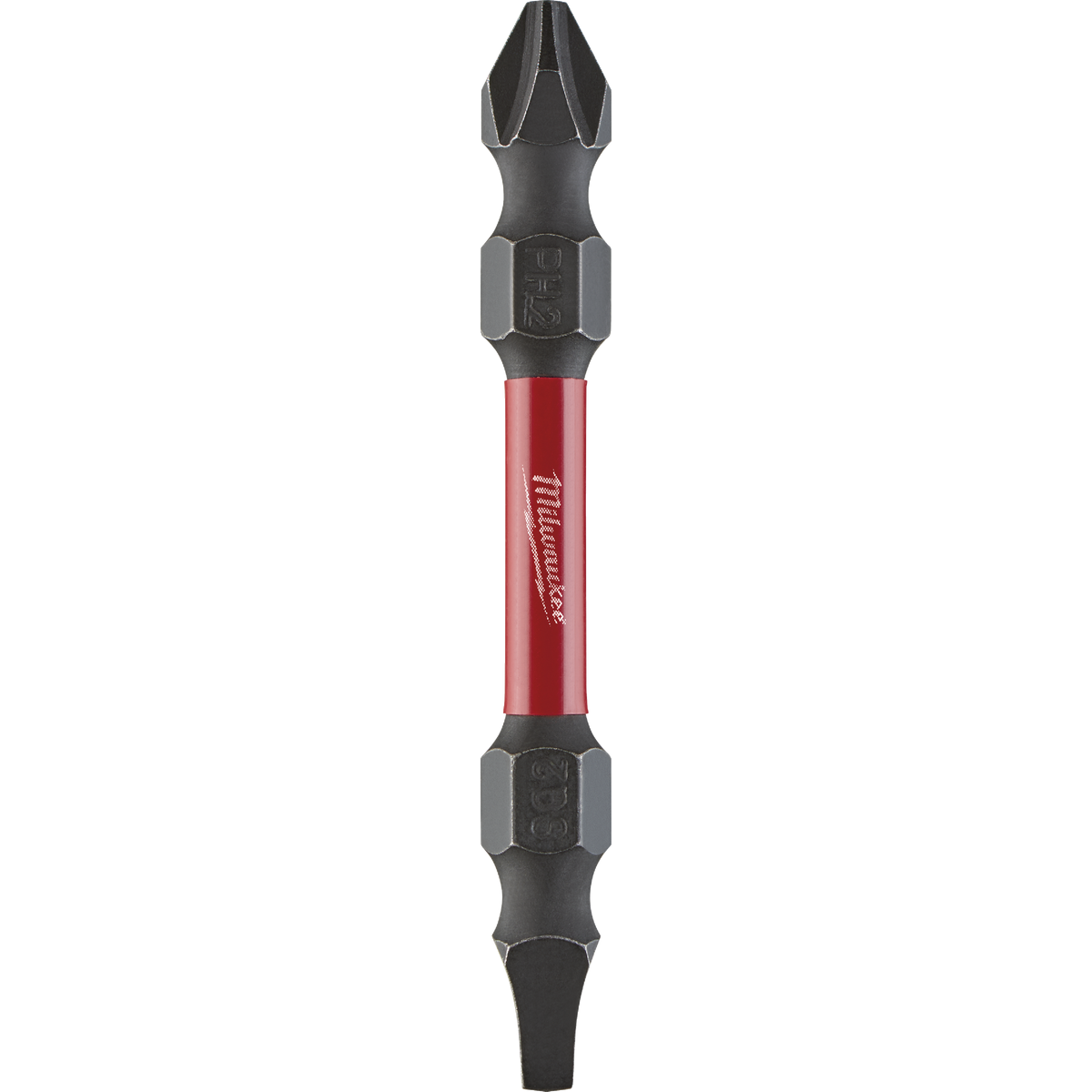 Milwaukee SHOCKWAVE #2 Phillips and #2 Square Recess Power Double-End Screwdriver Bit