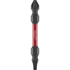 Milwaukee SHOCKWAVE #2 Phillips and #2 Square Recess Power Double-End Screwdriver Bit Image 1
