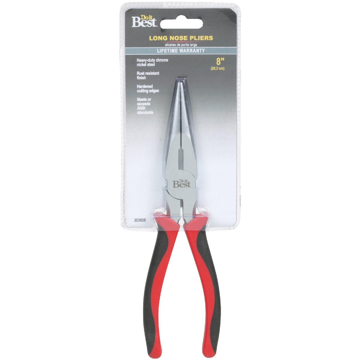 Do it Best 8 In. High Quality Long Nose Pliers Image 2