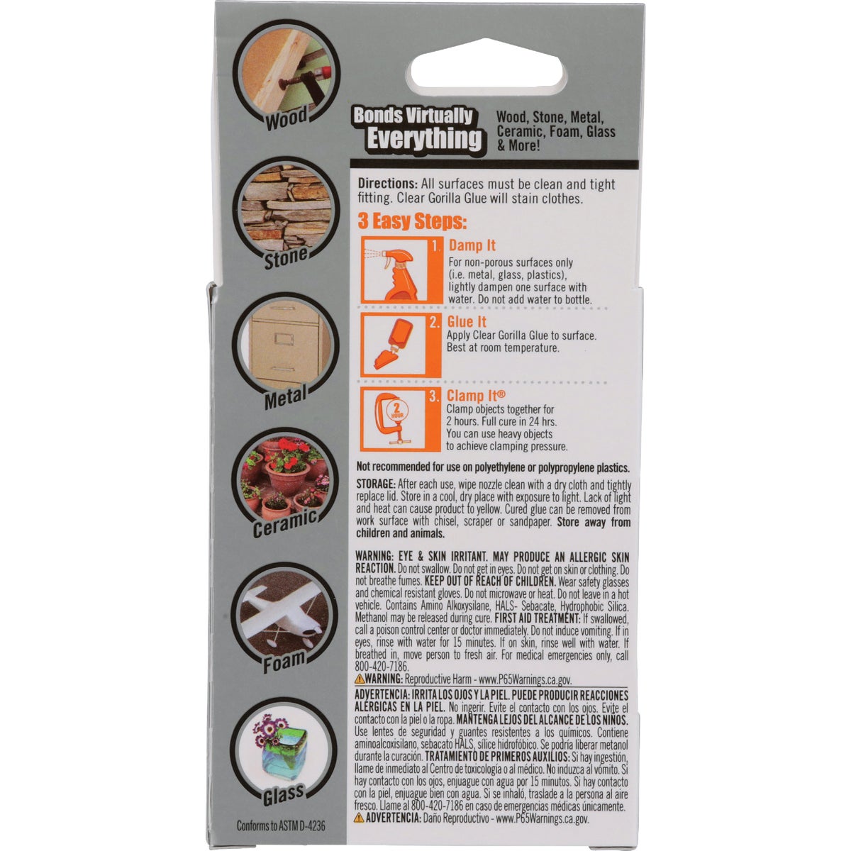 Gorilla 1.75 Oz. Clear All-Purpose Glue Image 5