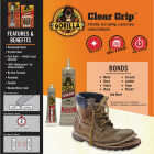 Gorilla Clear Grip 3.0 Oz. Multi-Purpose Adhesive Image 3