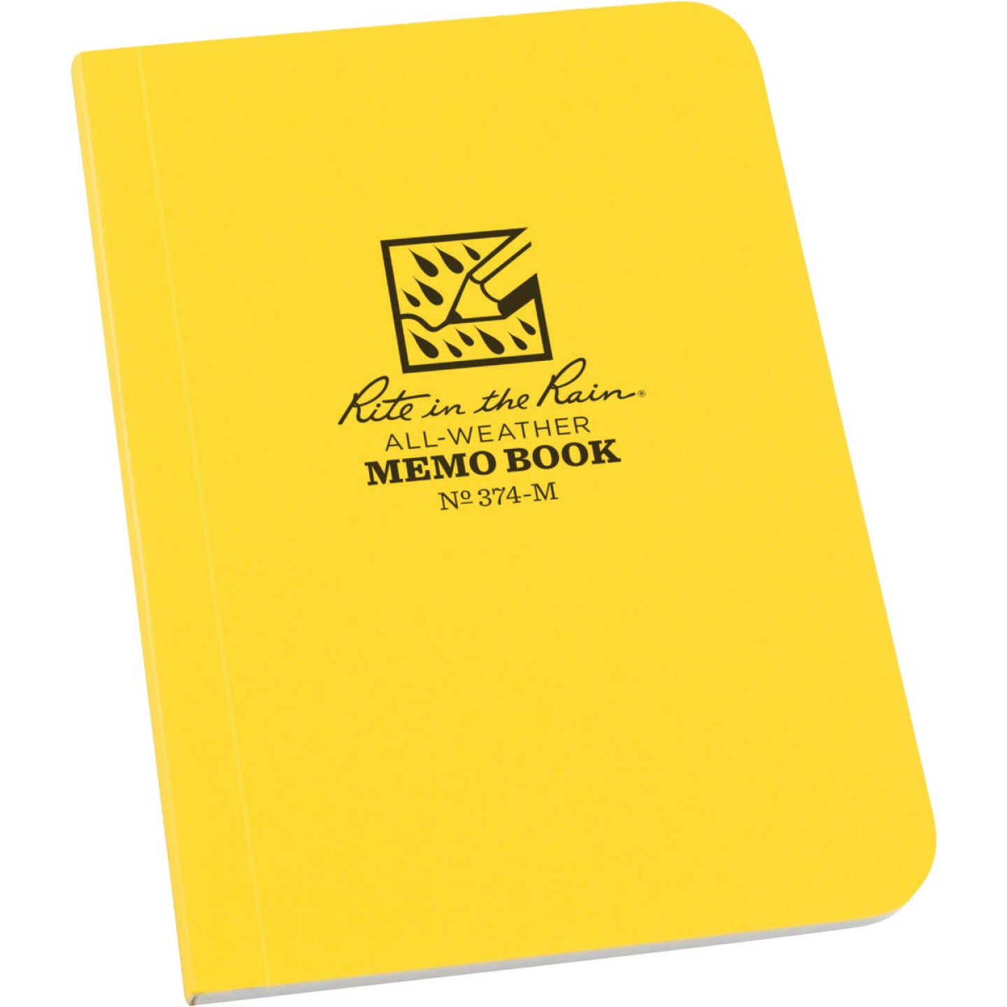 Rite in the Rain 3-1/2 In. x 5 In. 56-Sheet Soft Cover Yellow Memo Book Image 1