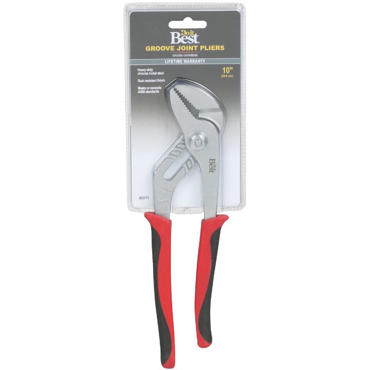 Do it Best 10 In. Straight Jaw Groove Joint Pliers Image 3