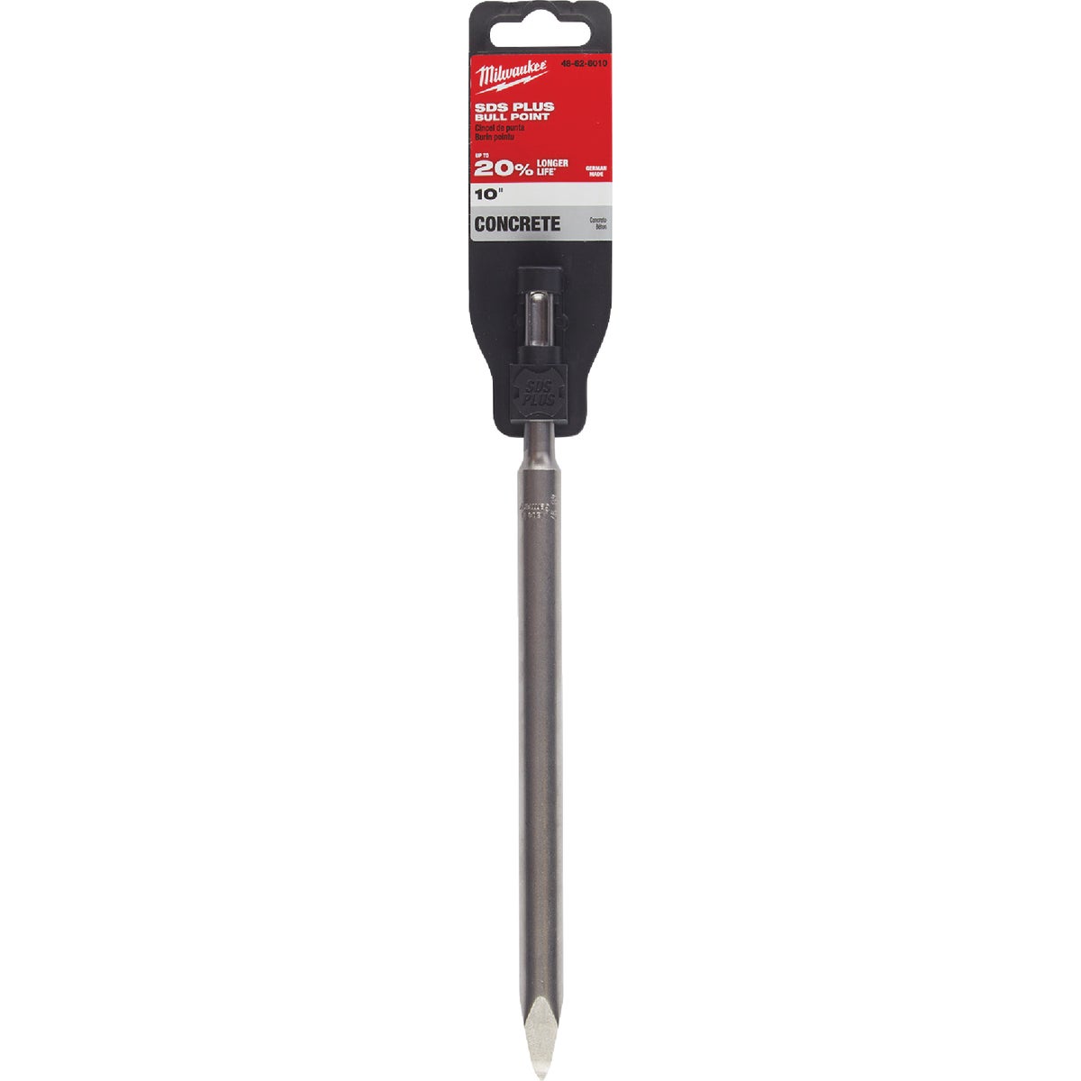 Milwaukee SDS-PLUS 10 In. Bull Point Bit Image 2