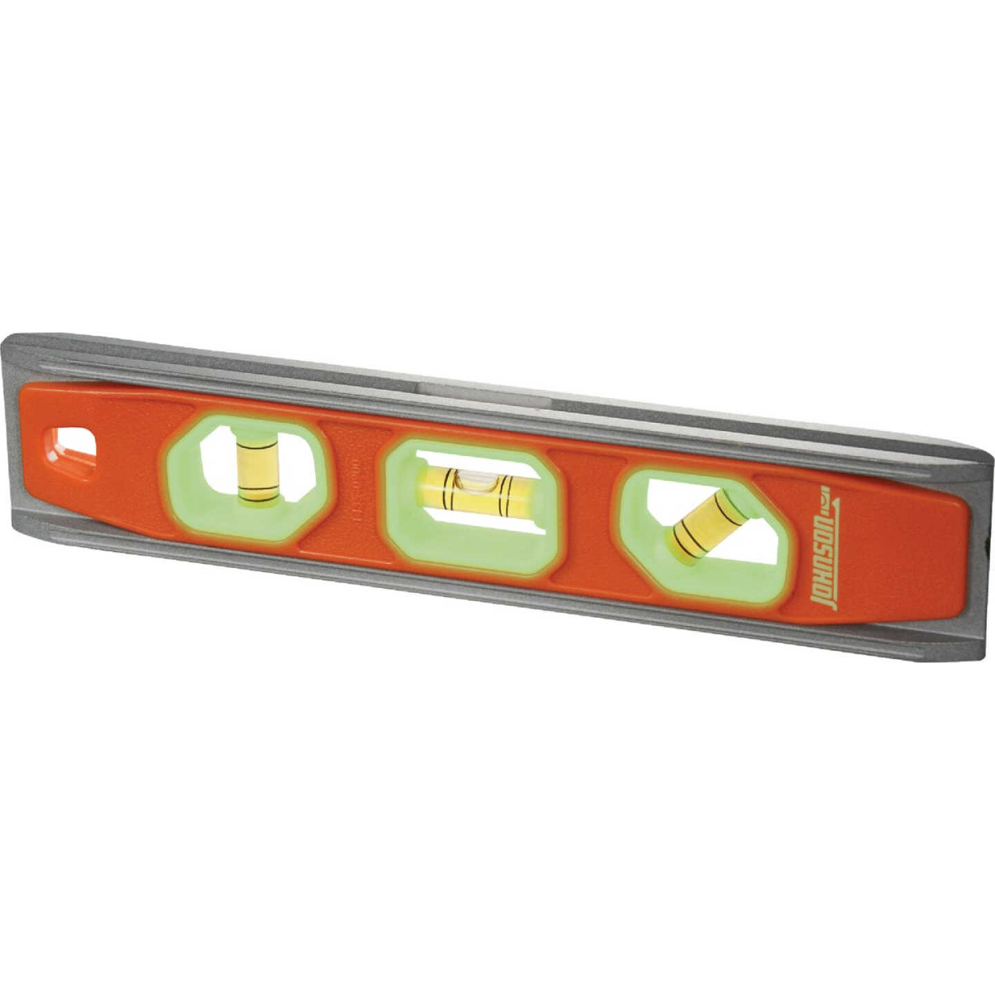 Johnson Level 9 In. Aluminum Magnetic Glo-View Torpedo Level Image 7