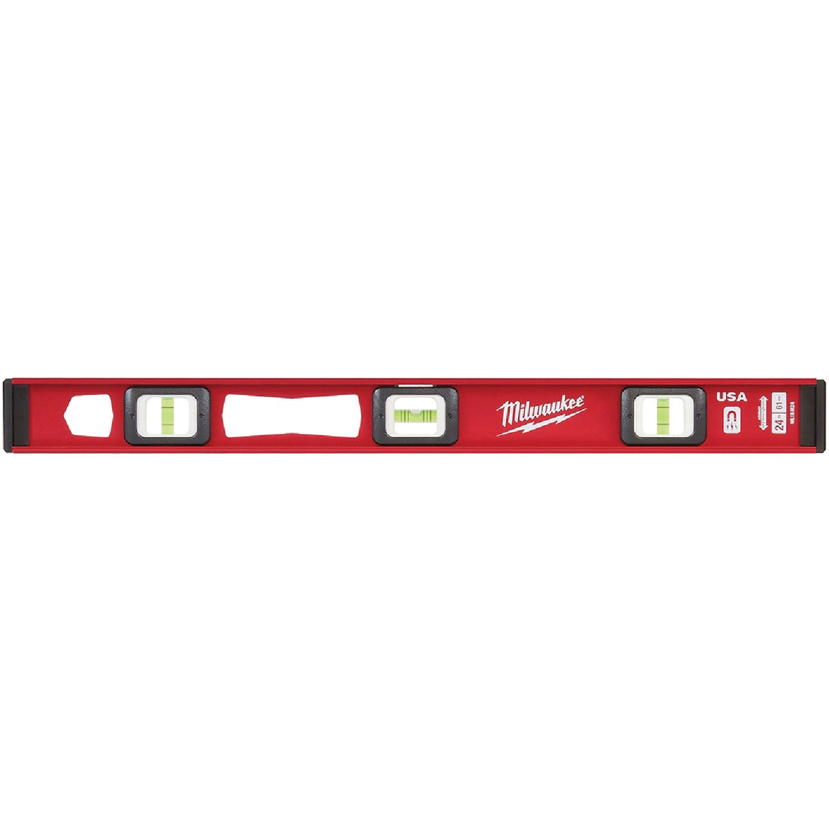 Milwaukee 24 In. Aluminum Magnetic I-Beam Level Image 1