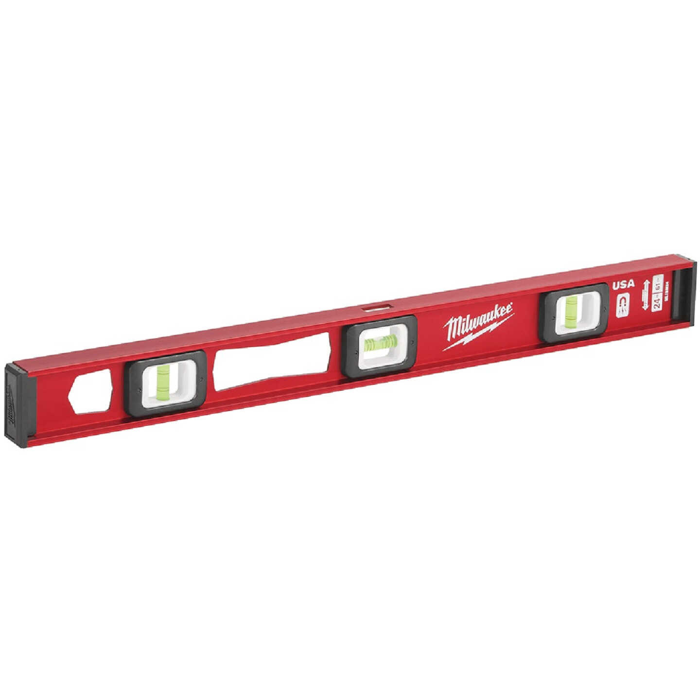 Milwaukee 24 In. Aluminum Magnetic I-Beam Level Image 4