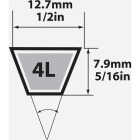 Mitsuboshi Fractional Horsepower 4L Type, 1/2 In. x 95 In. Image 2