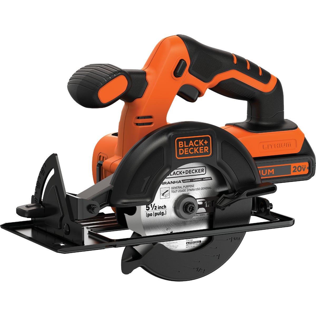 Black & Decker 20V MAX Lithium-Ion 5-1/2 In. Cordless Circular Saw Kit