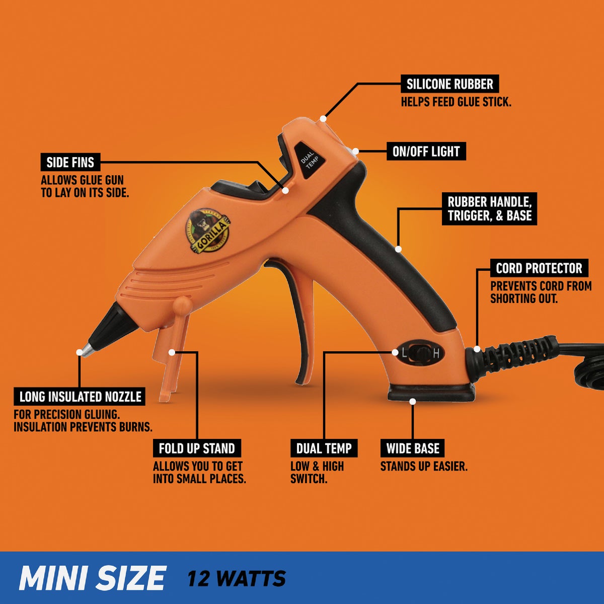 Gorilla Dual-Temp Mini Glue Gun Image 3