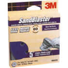 3M Sandblaster 5 In. 80-Grit 8-Hole Pattern Vented Sanding Disc with Hook & Loop Backing (10-Pack) Image 1