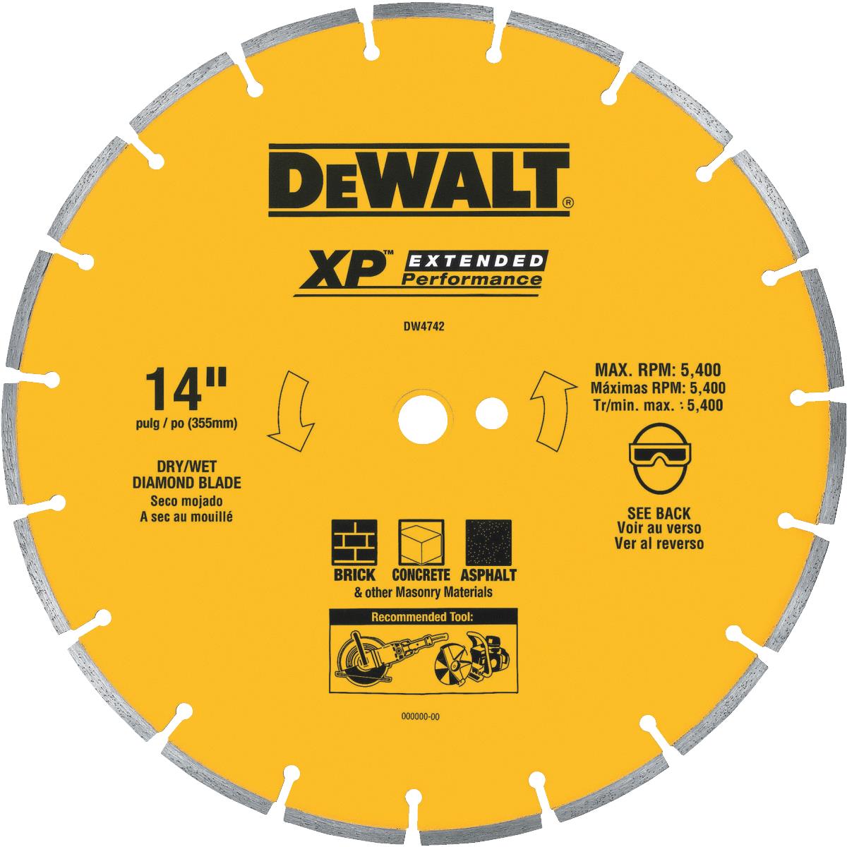 14" GENPUR DIAMOND BLADE Image 1