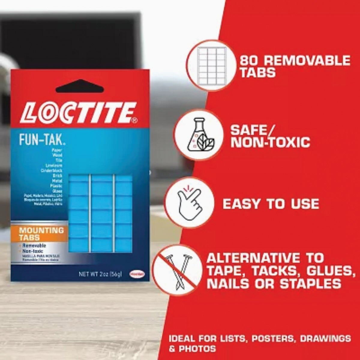 LOCTITE Fun-Tak 2 Oz. Mounting Putty Image 4