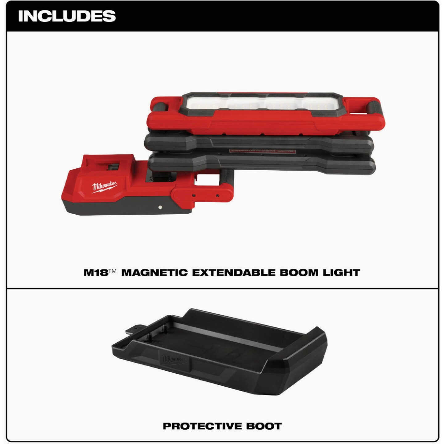 Milwaukee M18 Magnetic Extendable Boom Light Image 3