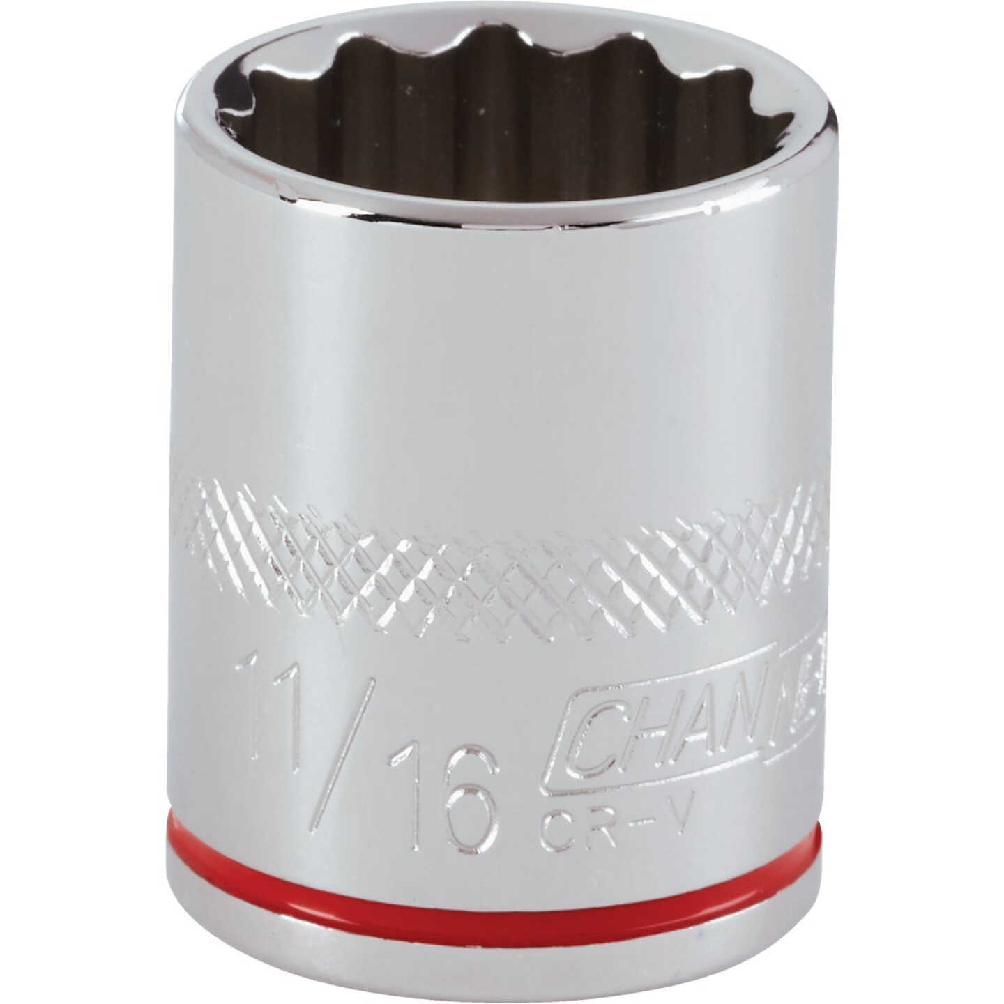 Channellock 3/8 In. Drive 11/16 In. 12-Point Shallow Standard Socket Image 1