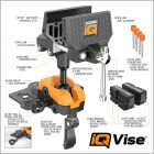 IQ Vise 360-Degree Articulating Bench Vise Image 3