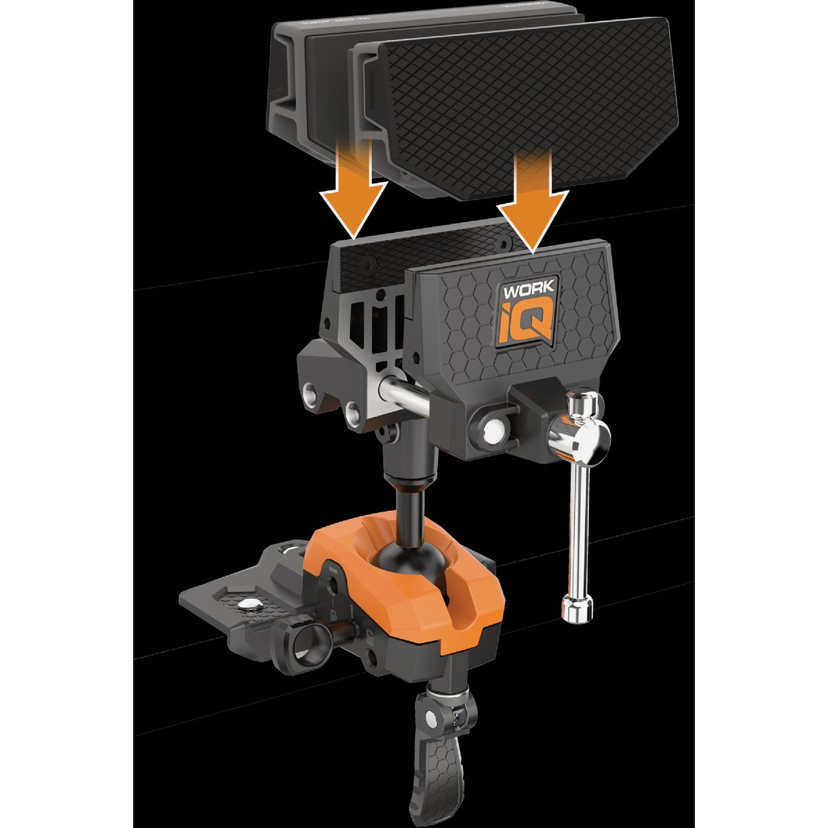 IQ Vise 360-Degree Articulating Bench Vise Image 4