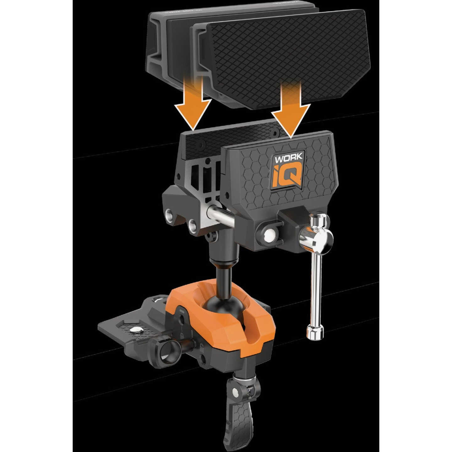 IQ Vise 360-Degree Articulating Bench Vise Image 4