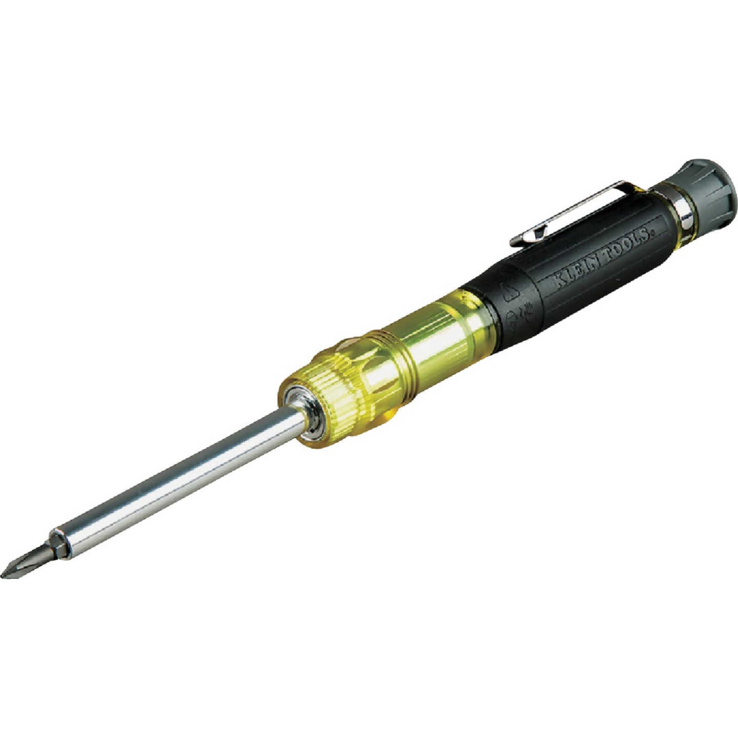 Klein 4-in-1 Multi-Bit Pocket Electronics Precision Screwdriver Image 1
