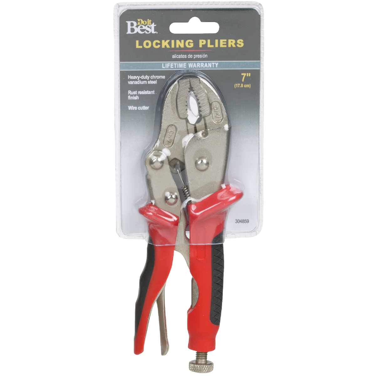 Do it Best 7 In. Curved Jaw Locking Pliers Image 2