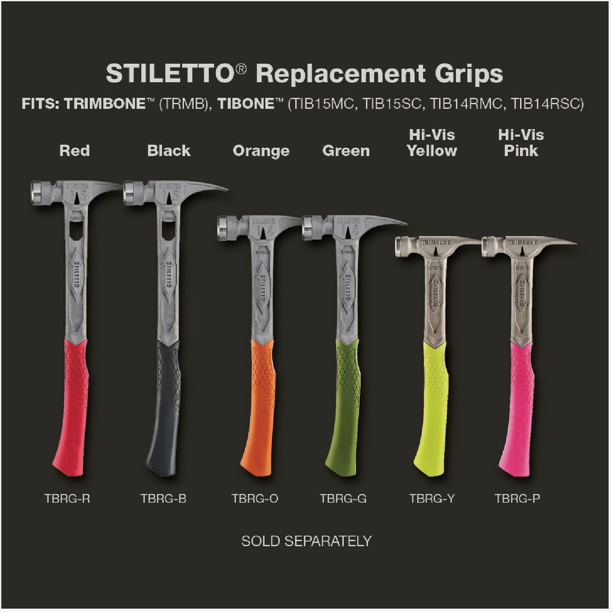 Stiletto Red Replacement Handle Grip Image 4