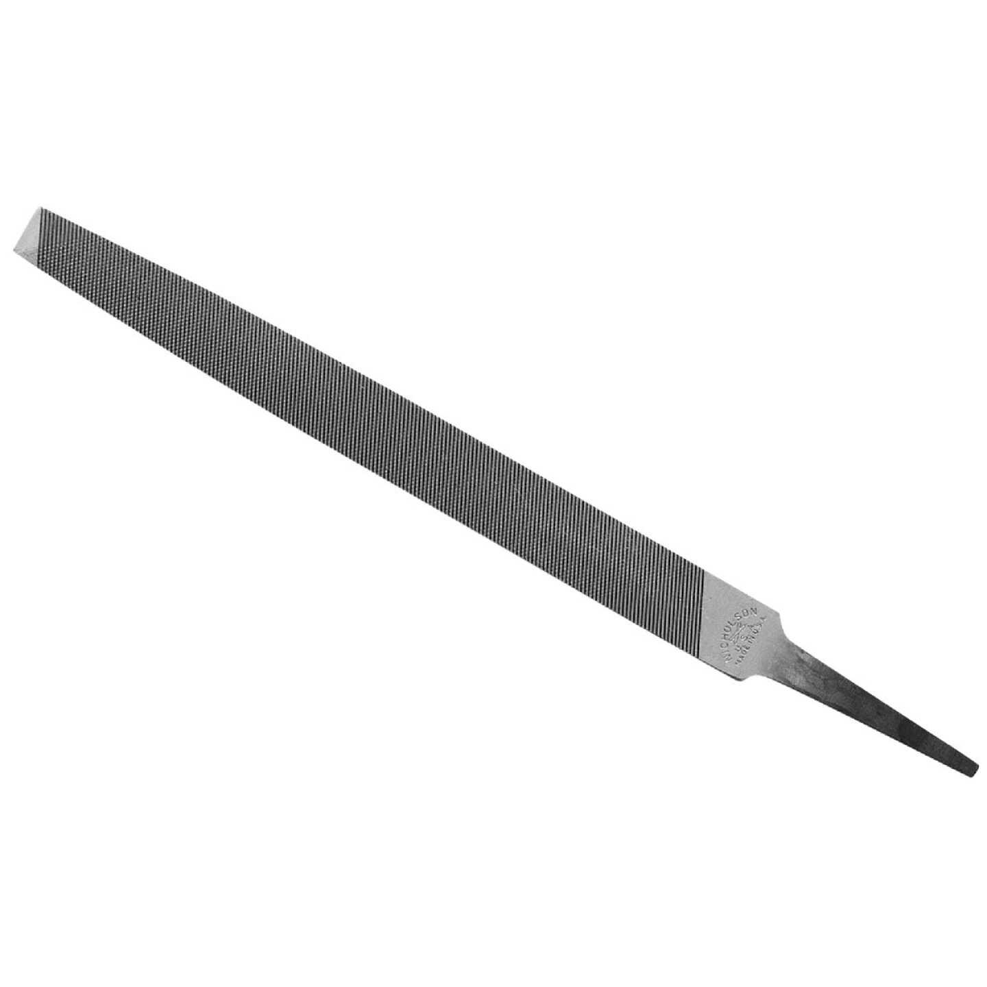Nicholson 12 In. Flat Bastard File without Handle (Bulk) Image 1