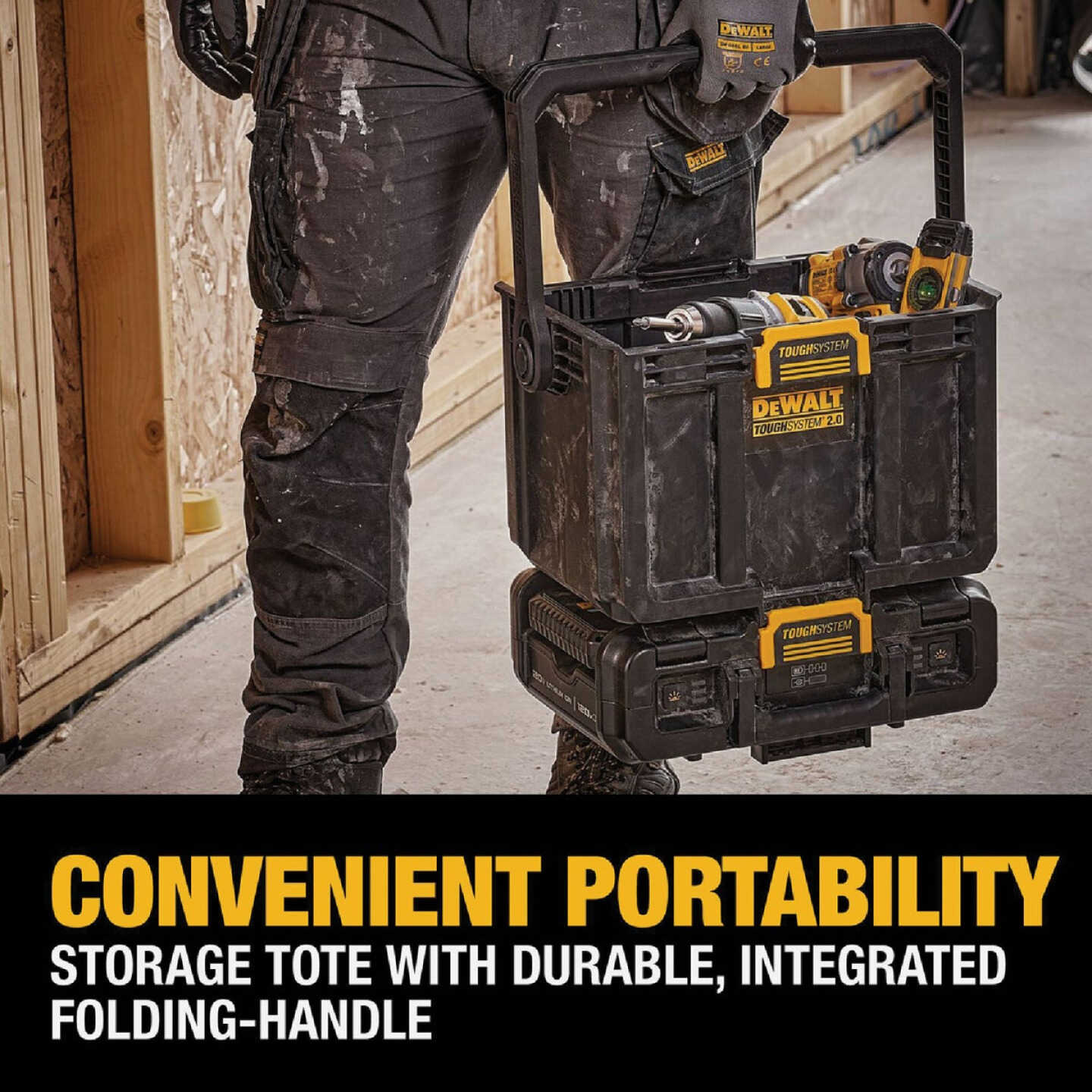 DEWALT ToughSystem 2.0 20V/60V MAX Adjustable Work Light with Storage Tote Image 3