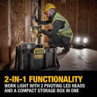 DEWALT ToughSystem 2.0 20V/60V MAX Adjustable Work Light with Storage Tote Image 6